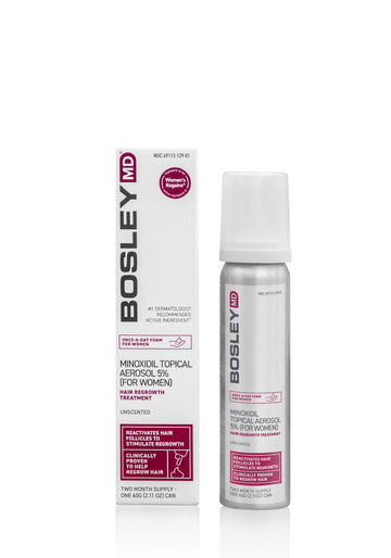 Womens Hair Regrowth Treatment Foam with Minoxidil