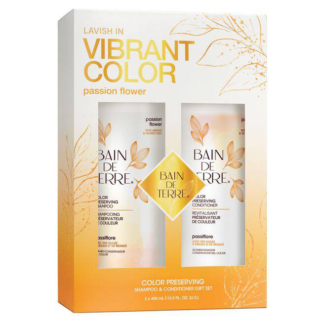 Vibrant Color Passion Flower Color Preserving Shampoo & Conditioner Gift Set - Studio 1 Beauty