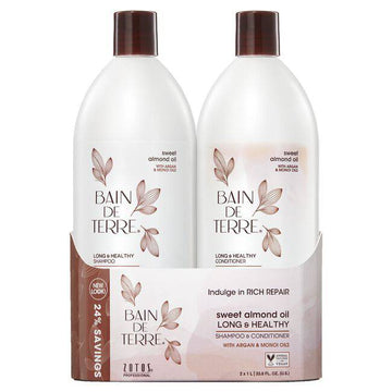 Sweet Almond Oil Long & Healthy Liter Duo - Studio 1 Beauty