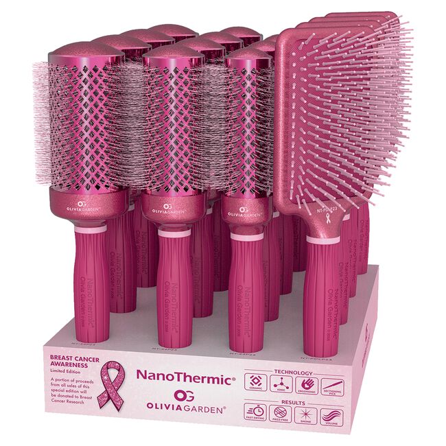 NanoThermic Ceramic + Ion BCA Brush Display - Studio 1 Beauty